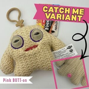 CATCH ME Fuggler SHAMELESS GOOF 5" Collectible Plush Clip *Pink Variant* NWT